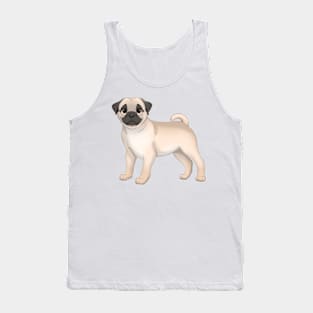 Fawn Pug Dog Tank Top